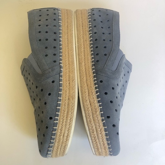 Steve Madden Women’s Widmer Suede Espadrille Platform Perforated Sneaker Size 11 - Picture 14 of 15